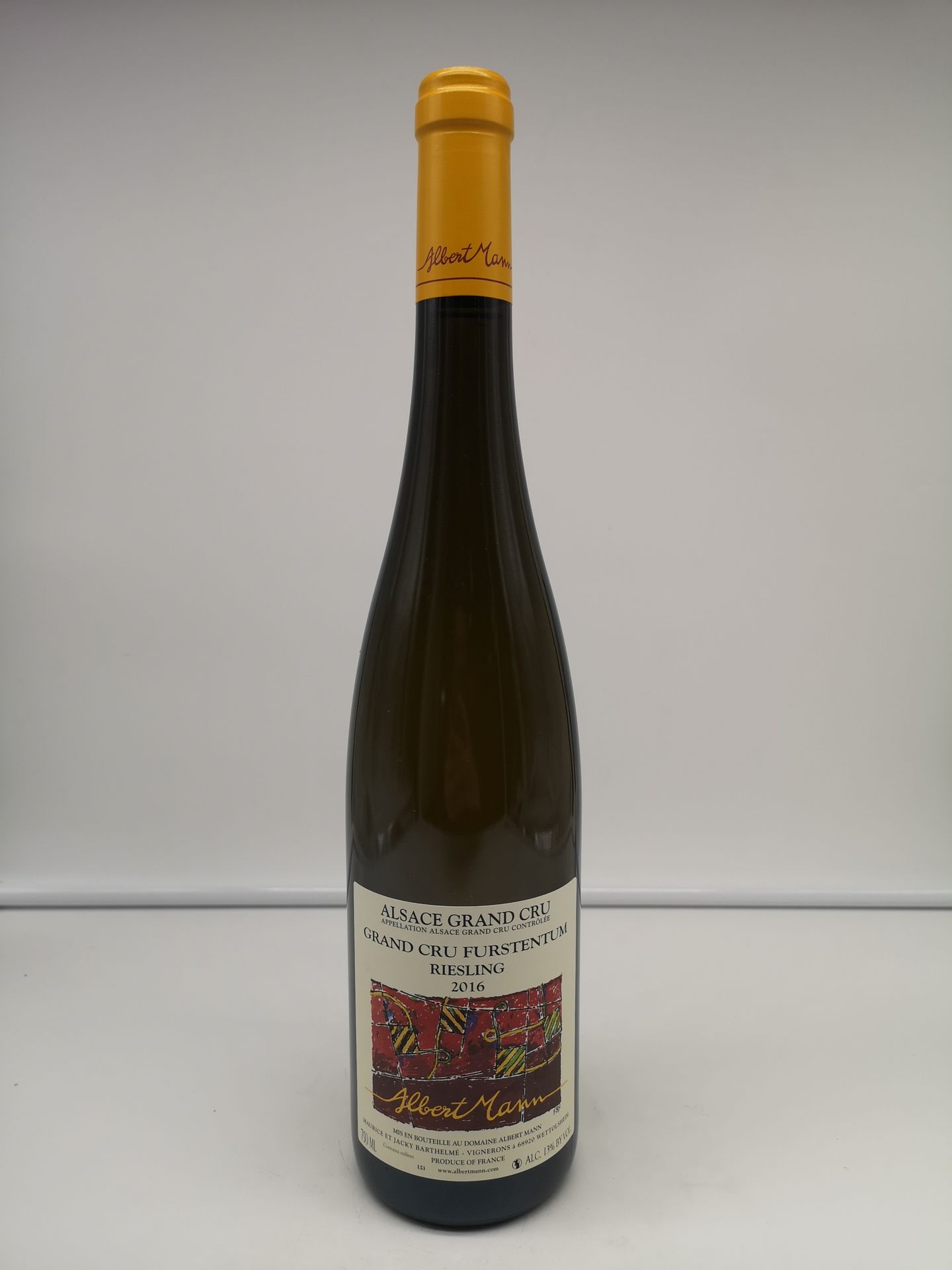 Null 3 bottiglie Albert Mann Riesling Grand Cru Furstentum 2016 Alsazia