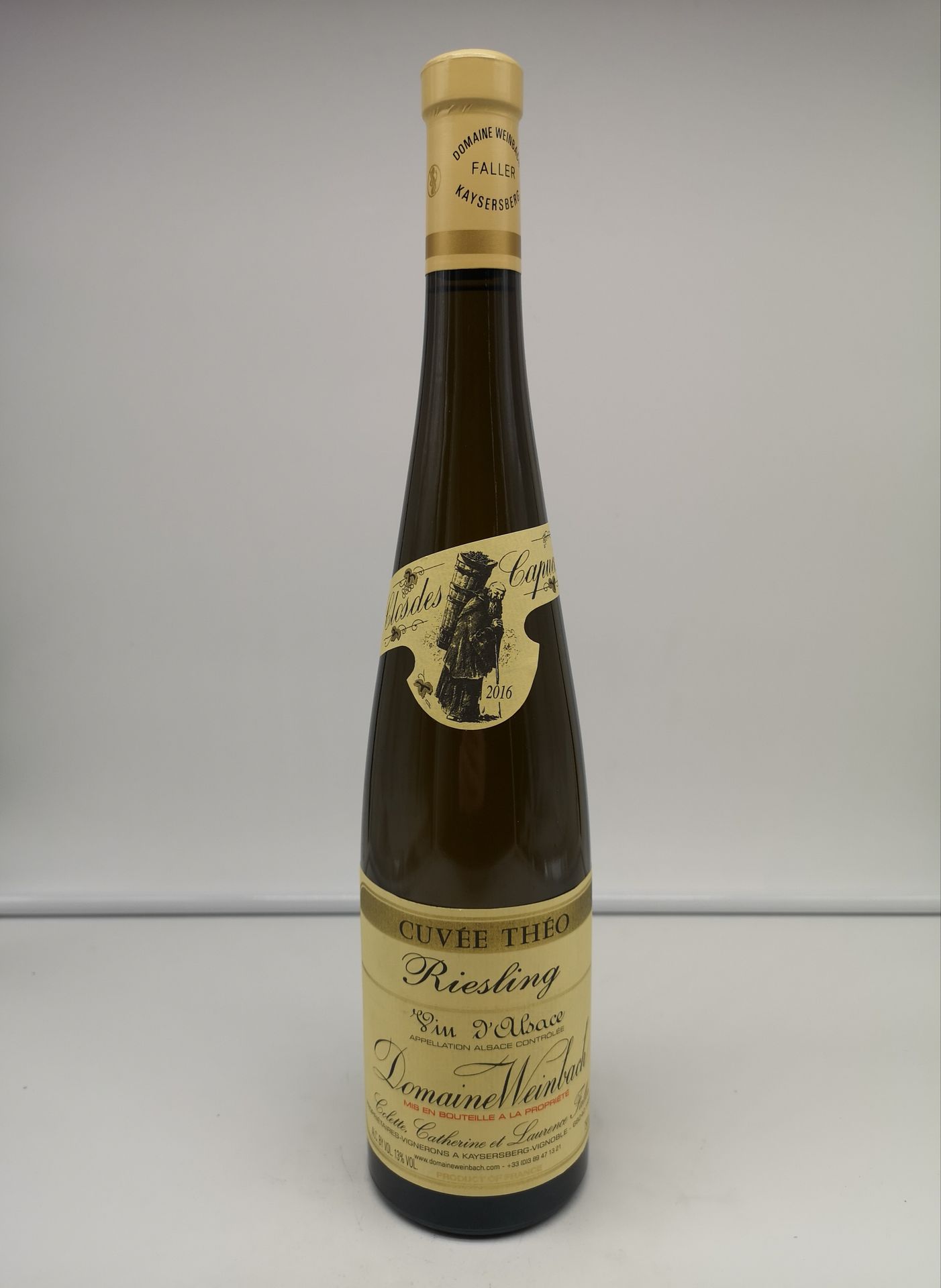 Null 6 bottiglie Domaine Weinbach Riesling Cuvée Théo 2016 Alsazia