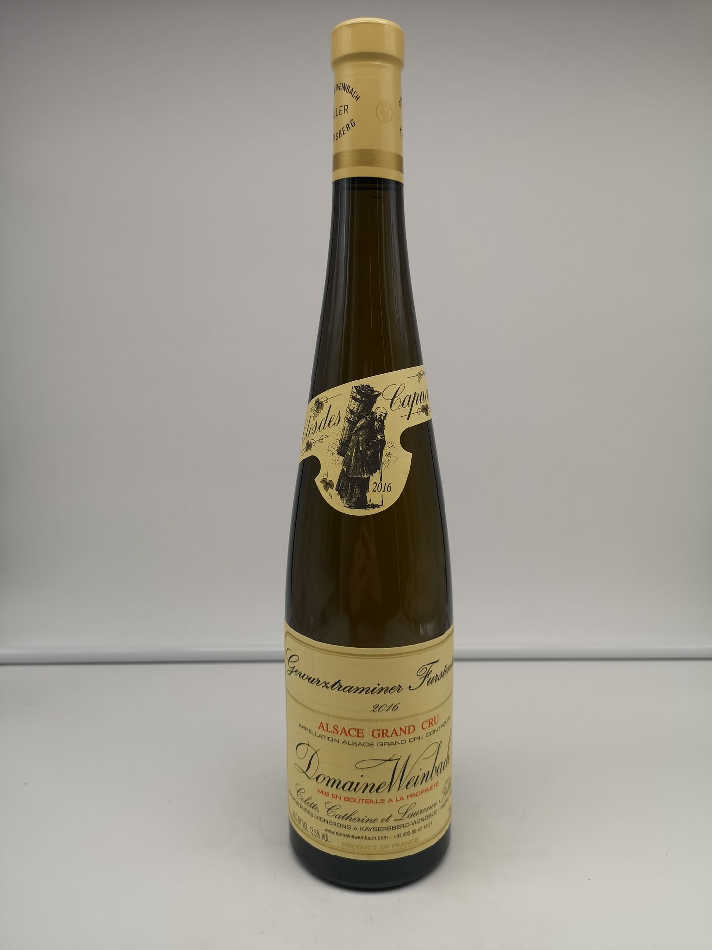 Null 9 botellas Domaine Weinbach Gewurztraminer Grand Cru Furstentum 2016 Alsace