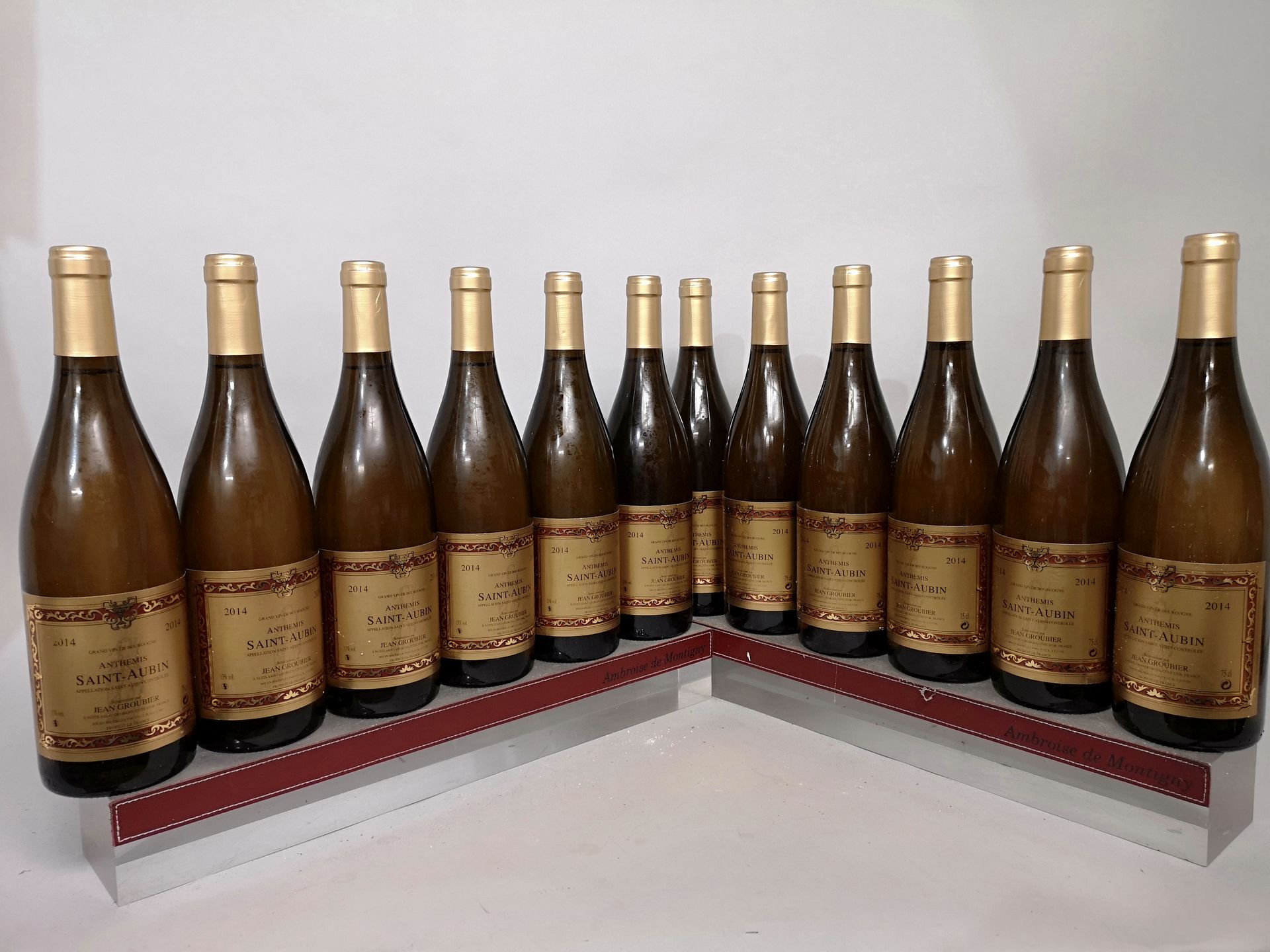 Null 12 bottles SAINT AUBIN White "Anthemis" - Jean GROUBIER 2014