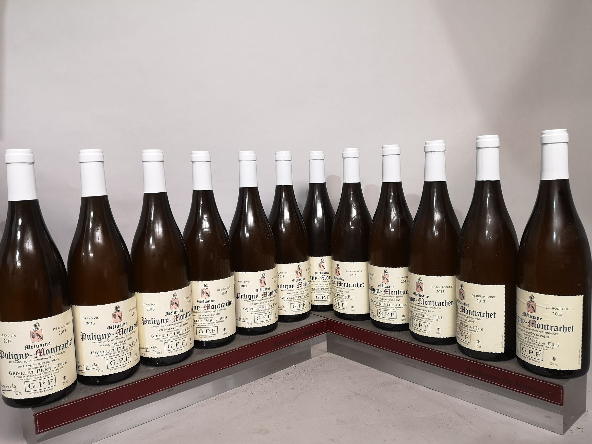 Null 12 bottles PULIGNY MONTRACHET "Mélusine" - GRIVELET Père & Fils 2013