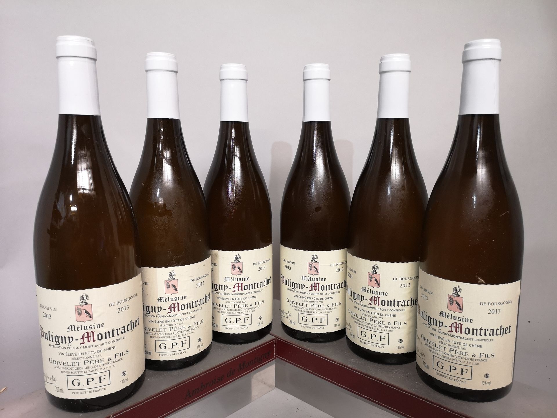 Null 6 bottles PULIGNY MONTRACHET "Mélusine" - GRIVELET Père & Fils 2013