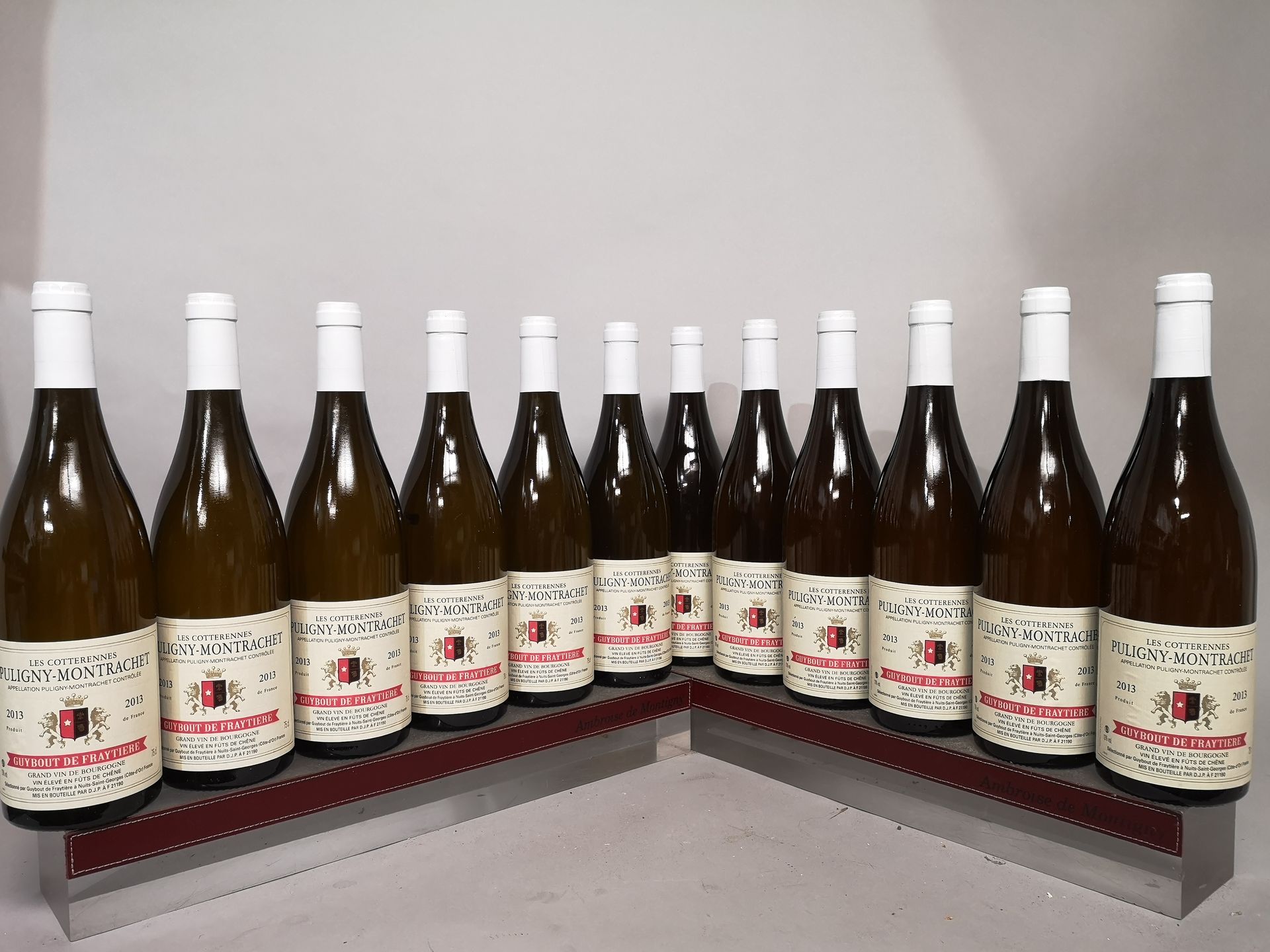 Null 12 bottles PULIGNY MONTRACHET "Les Cotterennes" - Guybout de FRAYTIERE 2013