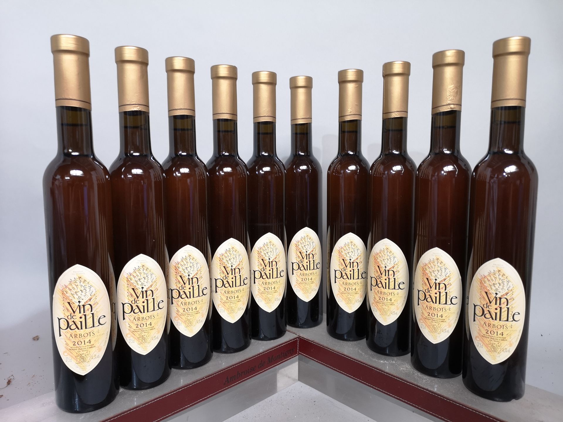 Null 10 medias botellas PAILLE WINE - Fruitière Vinicole d'Arbois 2014