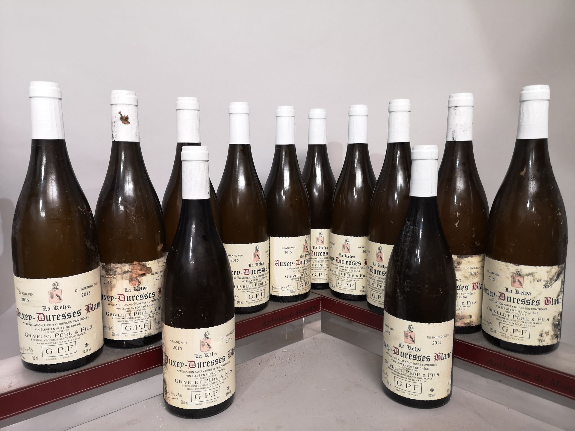 Null 12 bouteilles AUXEY DURESSES blanc "La Kelya" - GRIVELET Père & Fils 2015 
&hellip;