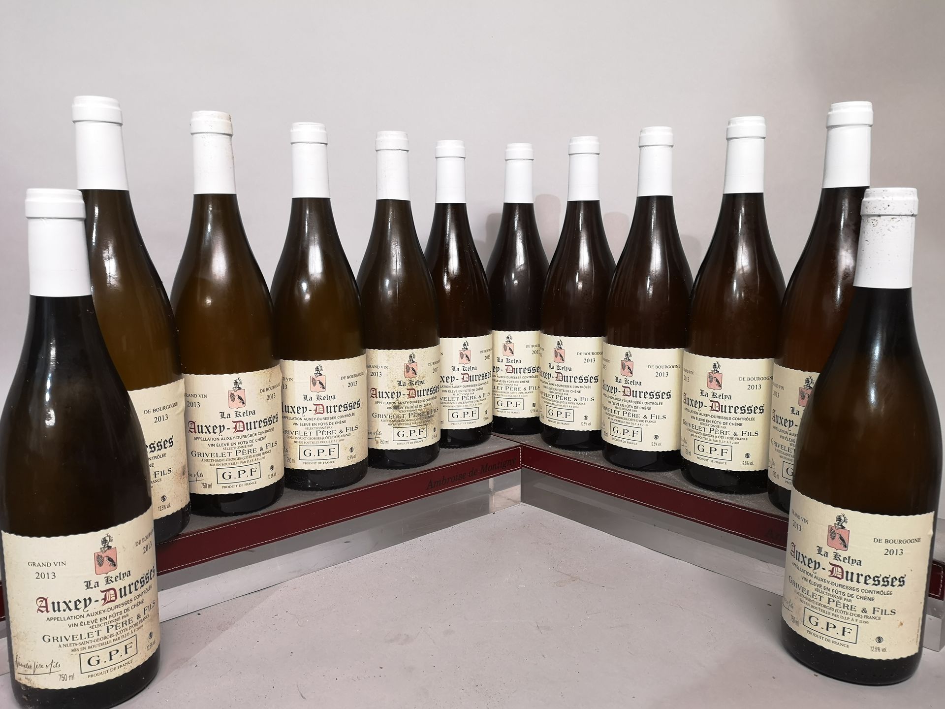 Null 12 botellas AUXEY DURESSES blanco "La Kelya" - GRIVELET Père & Fils 2013 

&hellip;