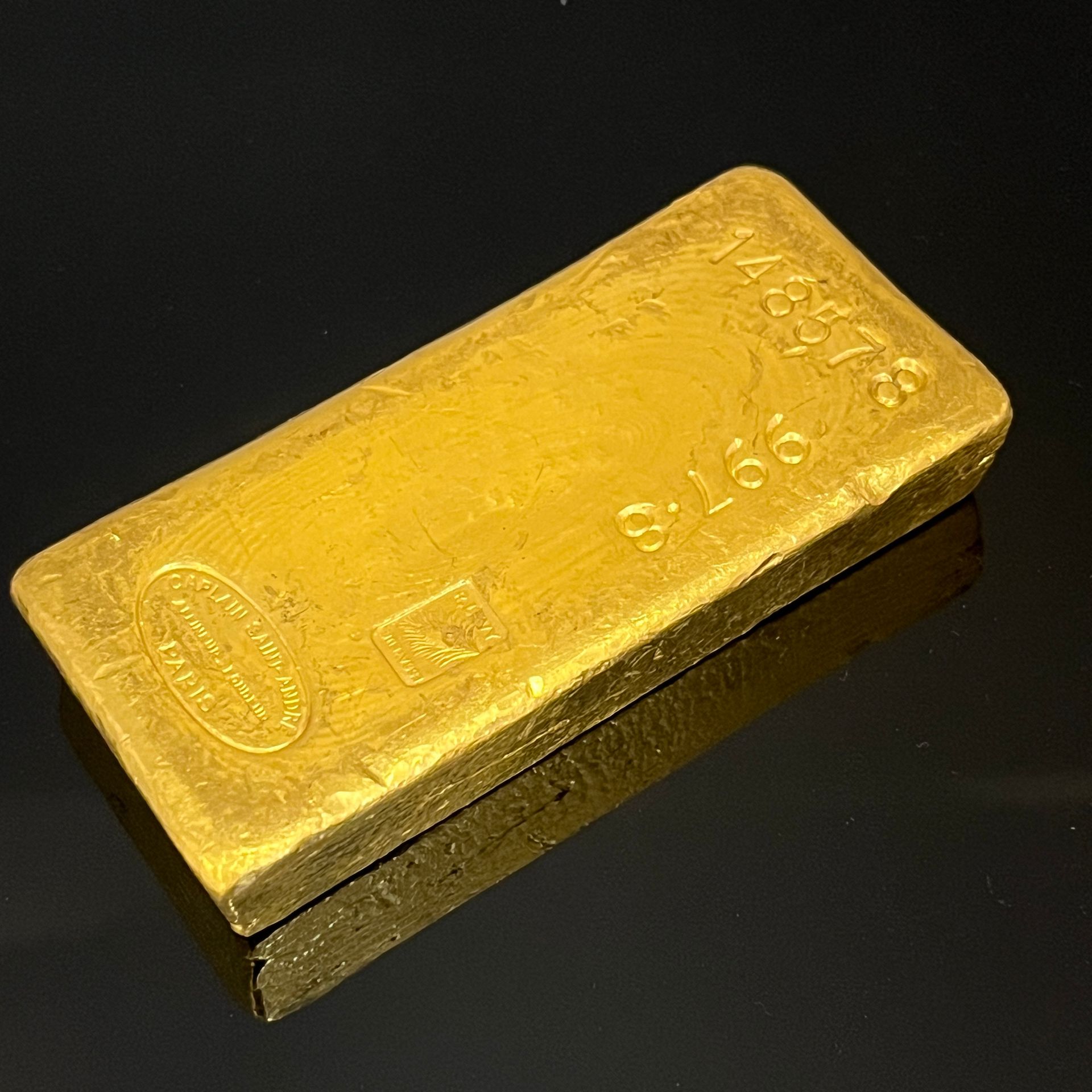 Null GOLDEN LINGOT, with its CAPLAIN SAINT-ANDRE issue voucher of March 26, 1968&hellip;