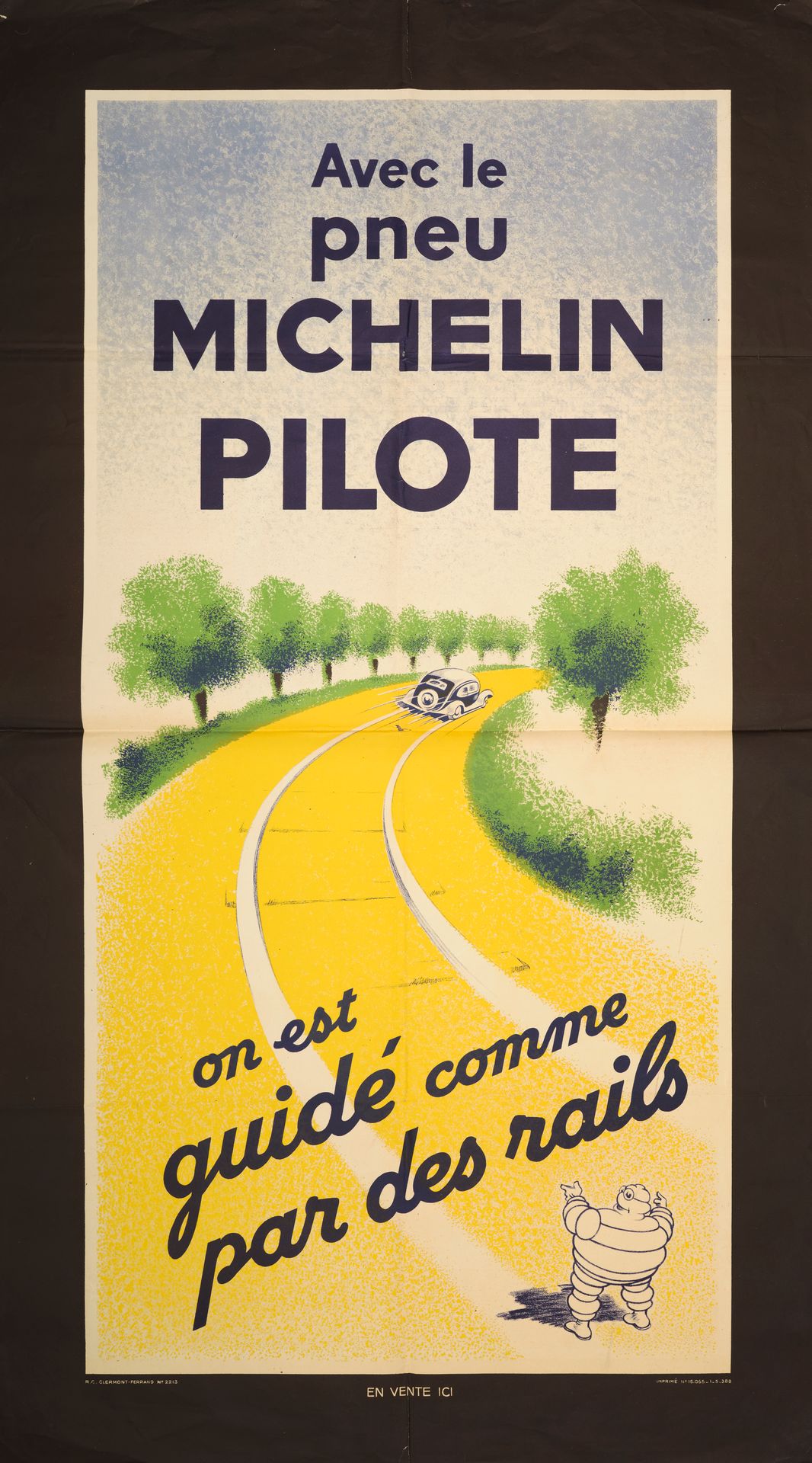 Null ANONYME vers 1940
MICHELIN avec le pneu pilote qui est guidé comme par des &hellip;