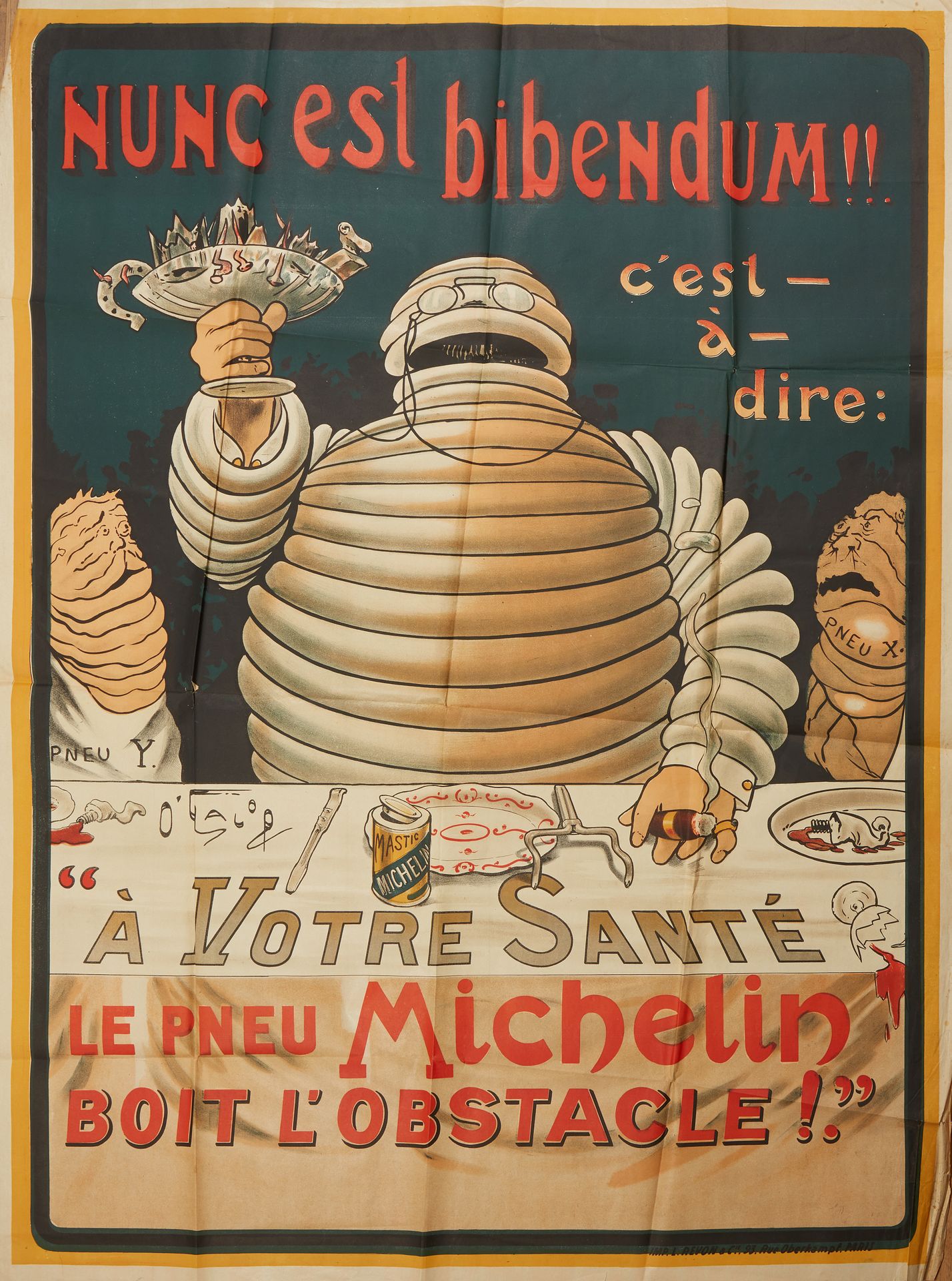 Null O'GALOP (1867-1946)
Nunc est Bibendum - Il pneumatico Michelin beve l'Ostac&hellip;