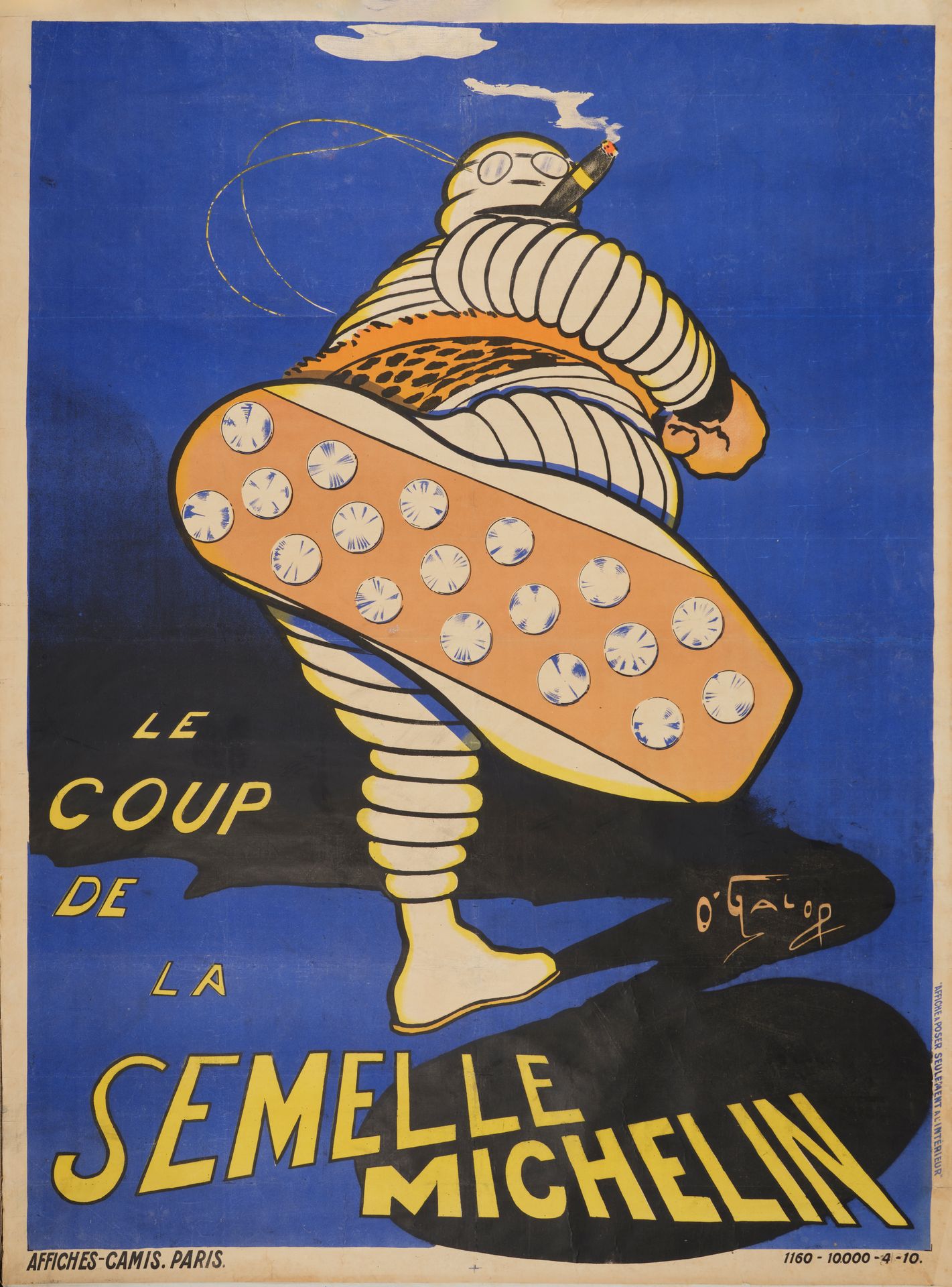 Null O'GALOP (1867-1946)
Der Coup der Michelin-Sohle
Camis Paris Poster
Bespannt&hellip;
