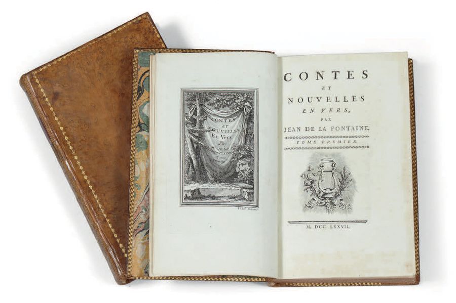 LA FONTAINE, Jean de. Contes et nouvelles en vers. S. L, s. N, 1777. 2 vols in-8&hellip;