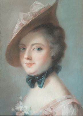 École Française du XIXe siècle Portrait de femme au chapeau
Pastel.
Dim.: 34 x 2&hellip;