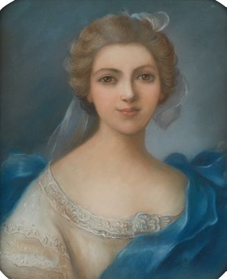 École Française du XIXe siècle Portrait de jeune femme
Pastel.
Dim.: 42 x 35 cm
