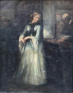 Octave TASSAERT (1800-1874) Jeune femme
Huile sur toile monogrammée.
Dim.: 32 x &hellip;