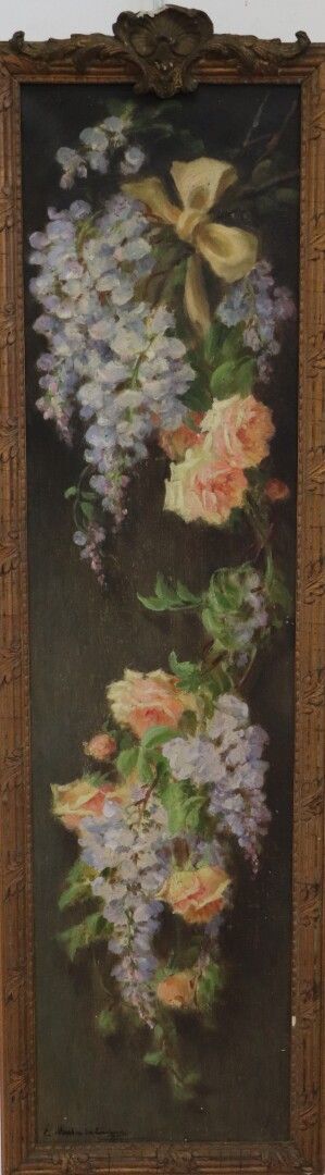 Null Elisabeth MARTIN DES AMOIGNES (1858-1936).

Bouquets de fleurs noués forman&hellip;