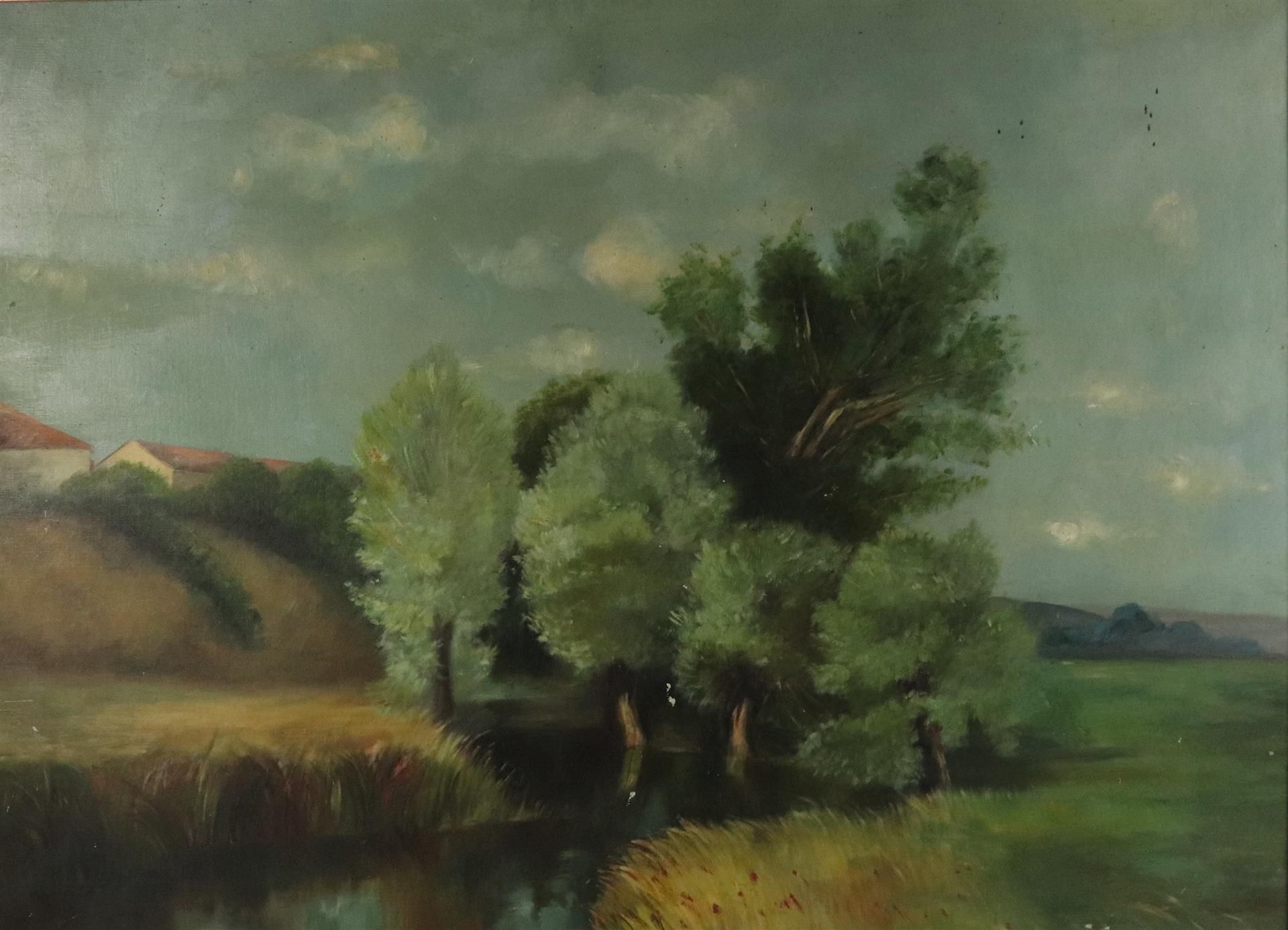Null Paul-Adrien BOUROUX (1878-1967), attribué à.

Paysage arboré de la campagne&hellip;