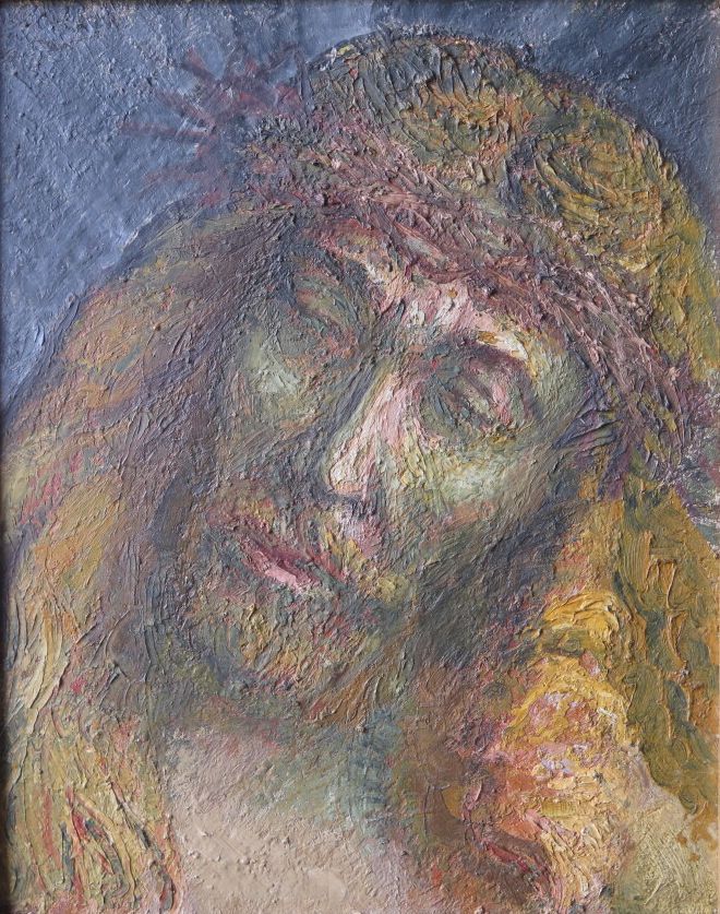 Null Arduino COLATO (1880-1954).

Christ à la couronne d'épines.

Huile sur toil&hellip;