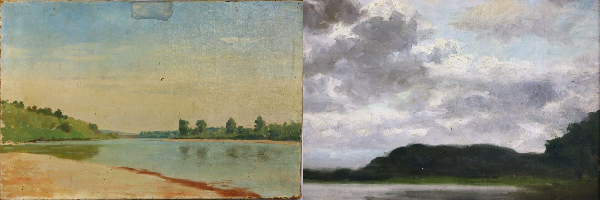 Null Henri DIF (1864-1929).

Paysages. 

Réunion d'une huile sur toile et d'une &hellip;