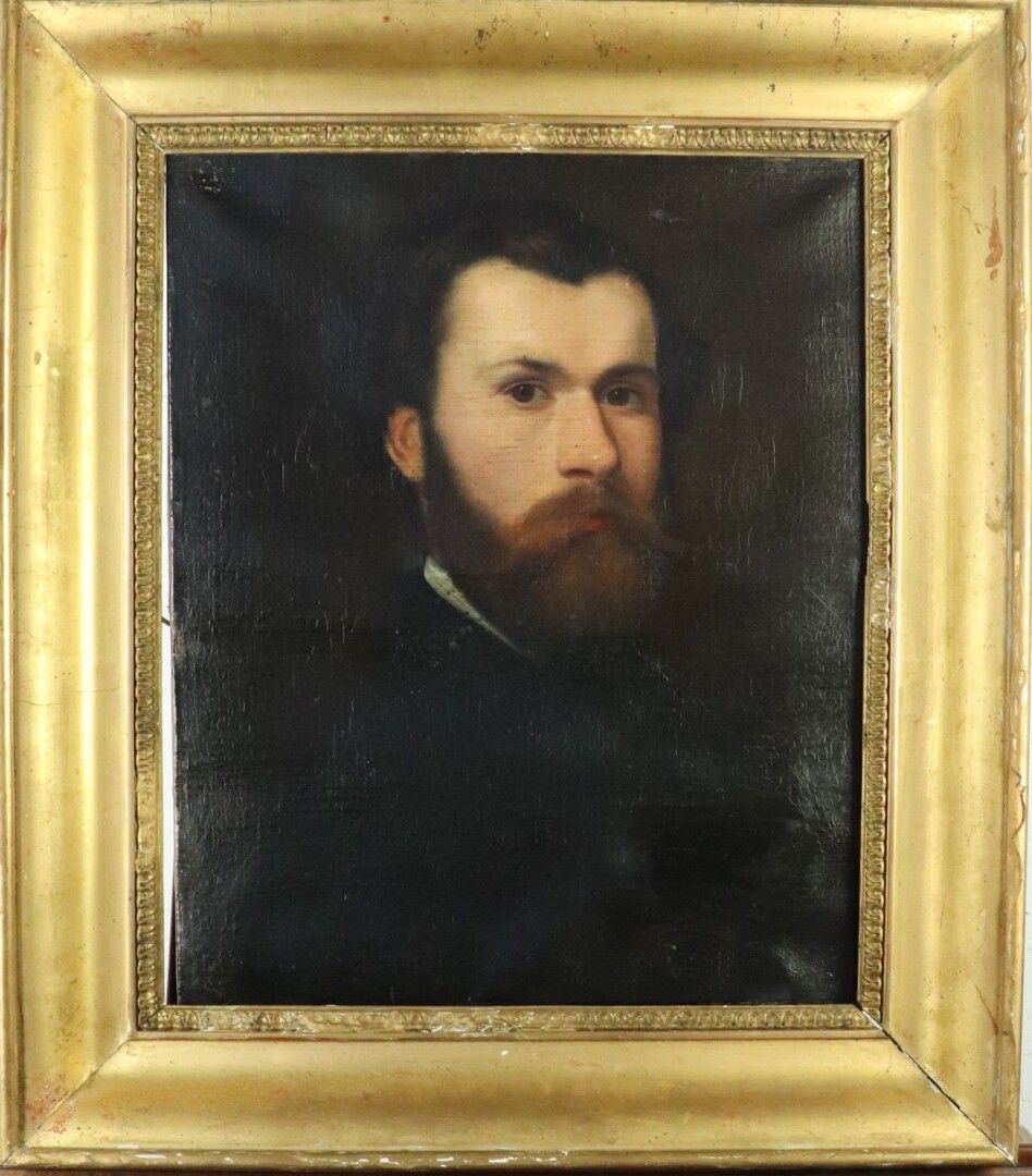 Null Ecole française du XIXème siècle.

Portrait d'homme à la moustache.

Huile &hellip;