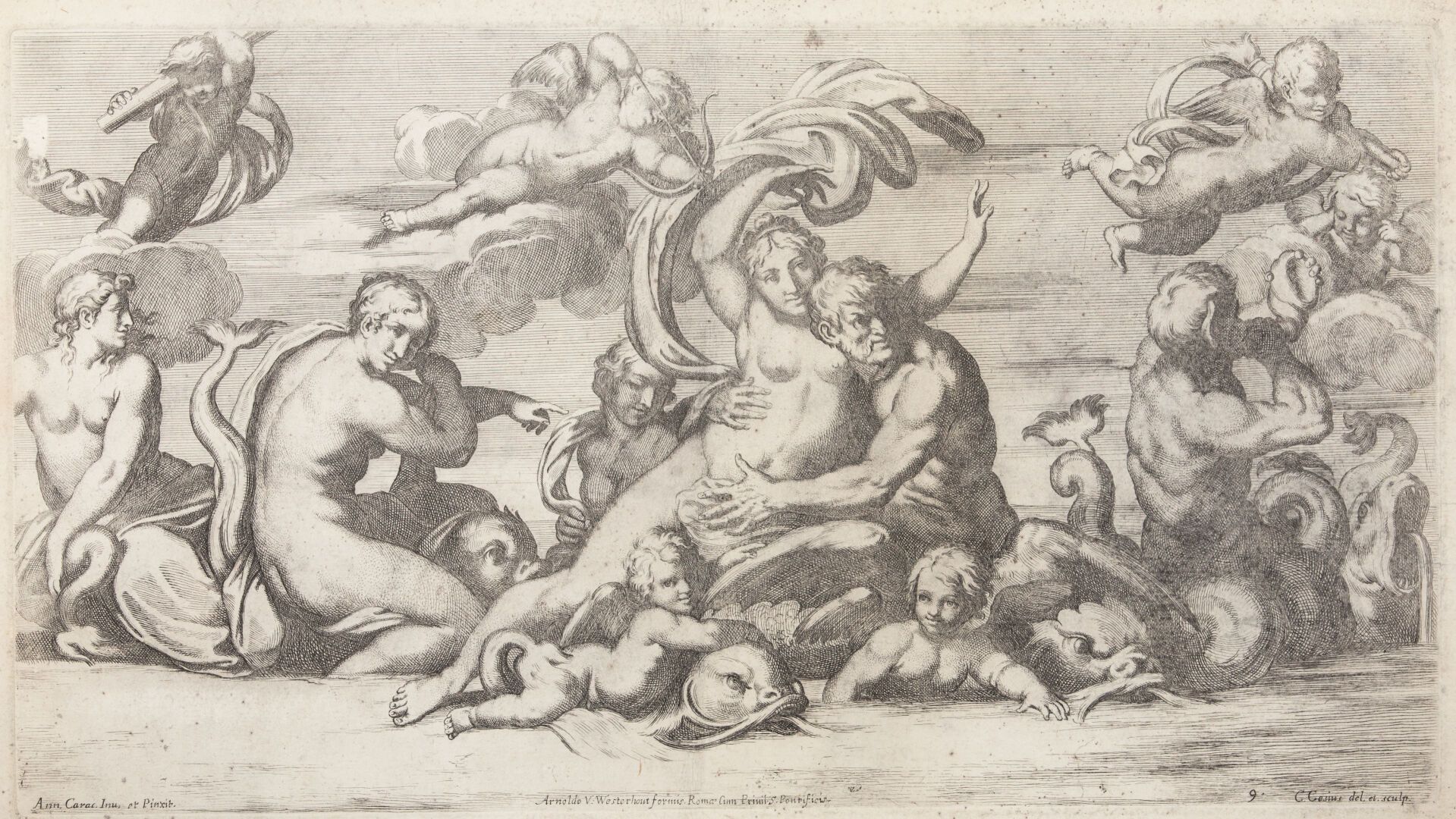 Null 卡罗-塞西奥（1626-1686）。

阿戈斯蒂诺-卡拉奇（1557-1602）。

由阿诺德-范-韦斯特霍特出版。

加拉蒂亚的胜利。

蚀刻。

&hellip;