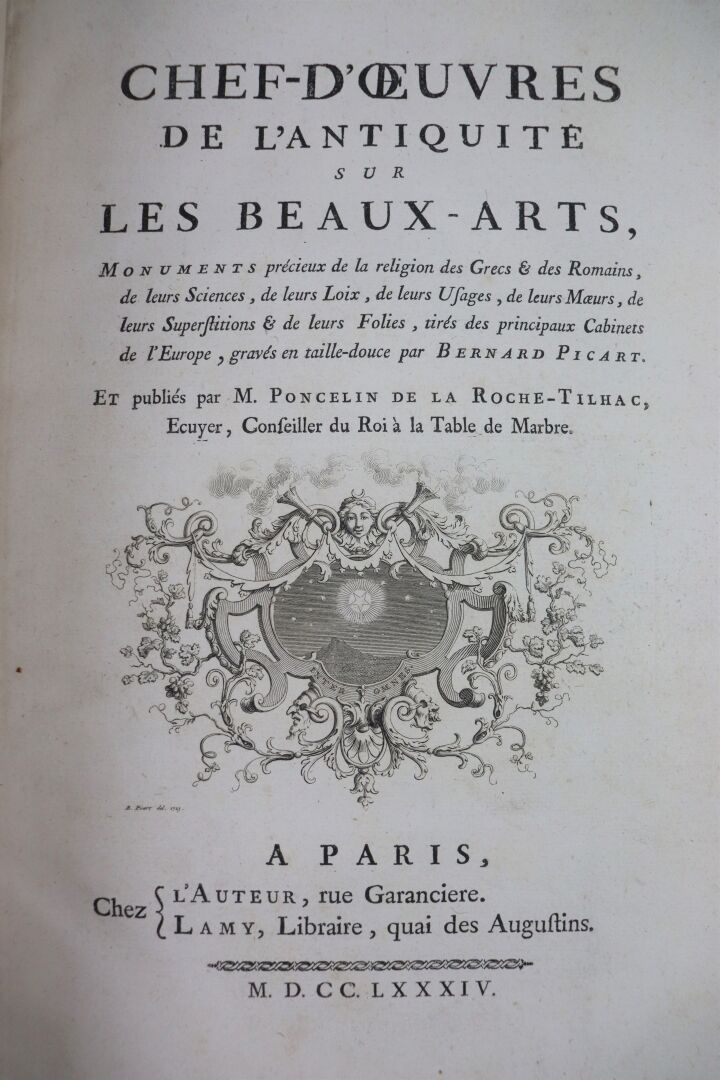 Null BEAUX-ARTS.

Poncelin de la roche-tilhac.

关于美术的古代杰作。

巴黎，Chez l'auteur, 17&hellip;