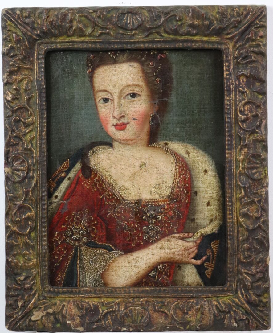 Null Ecole française vers 1700.

Portrait présumé d'une princesse de France.

Hu&hellip;