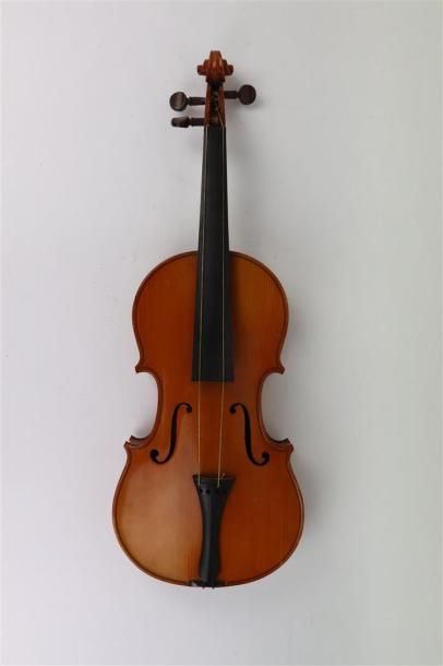 Null Violon copie de Stradivarius et étiquette AS, Mirecourt, début du XXème siè&hellip;