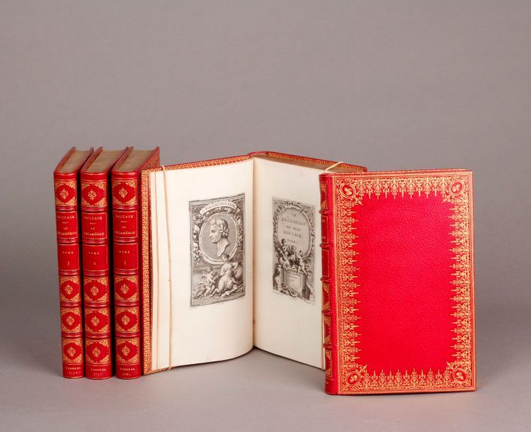[BOCCACE] Le Decameron de Jean Boccace. Londres [Paris], 1757-1761. 5 volumes in&hellip;