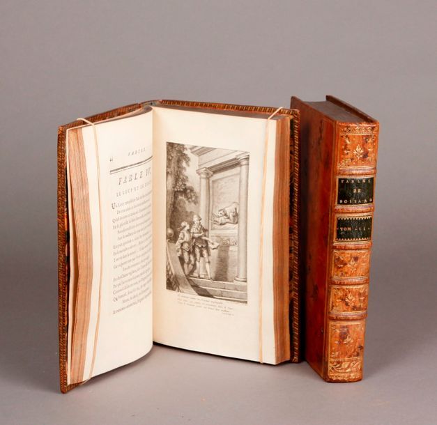 BOISARD (Jean Jacques) Fables. A Paris, Chez Pissot, Libraire, 1779. 2 volumes i&hellip;