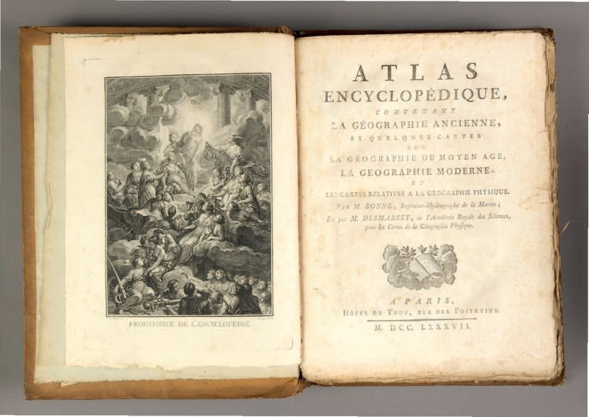 Null [Atlas] BONNE (Rigobert) & DESMAREST (Nicolas). Atlas encyclopédique, conte&hellip;