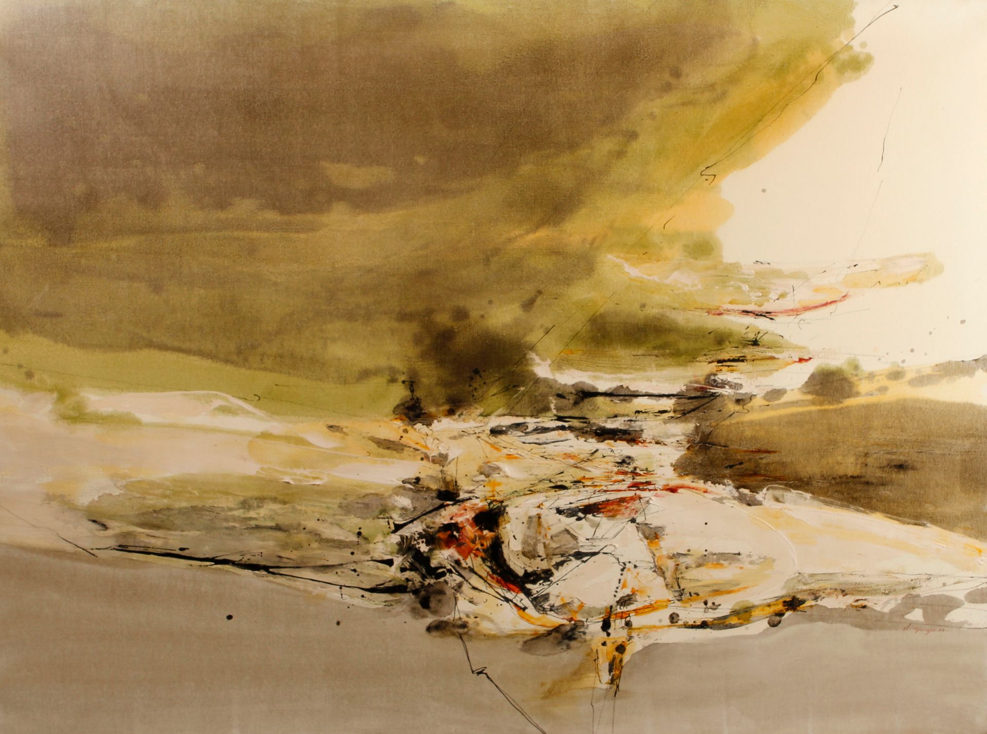 Null Claude GEORGES (1929-1988)

Abstrakte Komposition

Öl auf Leinwand, unten r&hellip;