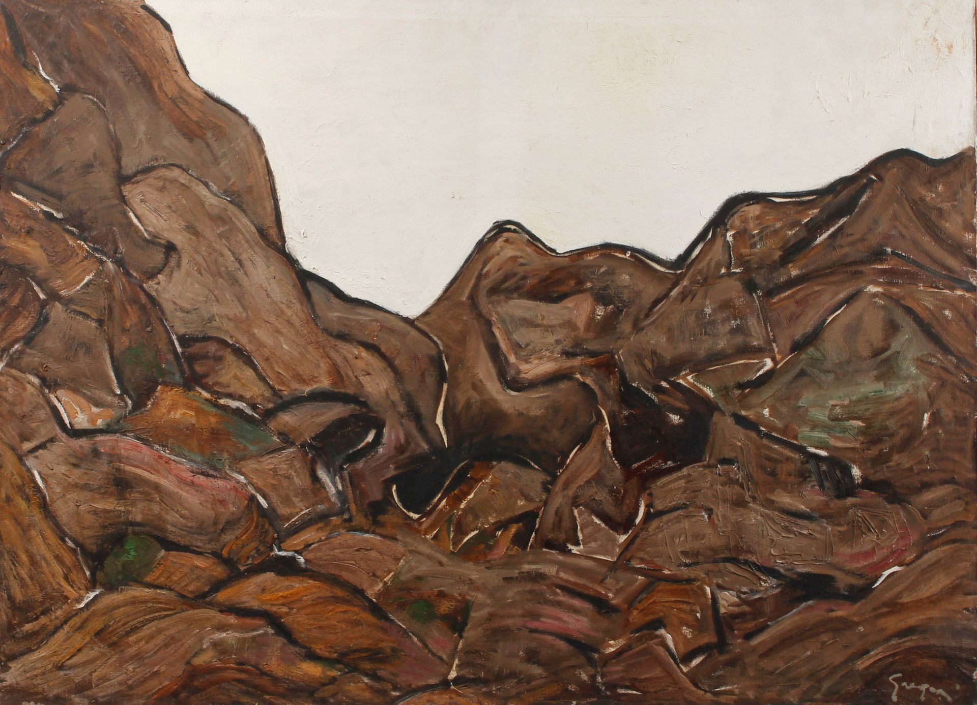 Null Gino GREGORI (1906-1973)

Die Felsen

Öl auf Leinwand, unten rechts signier&hellip;