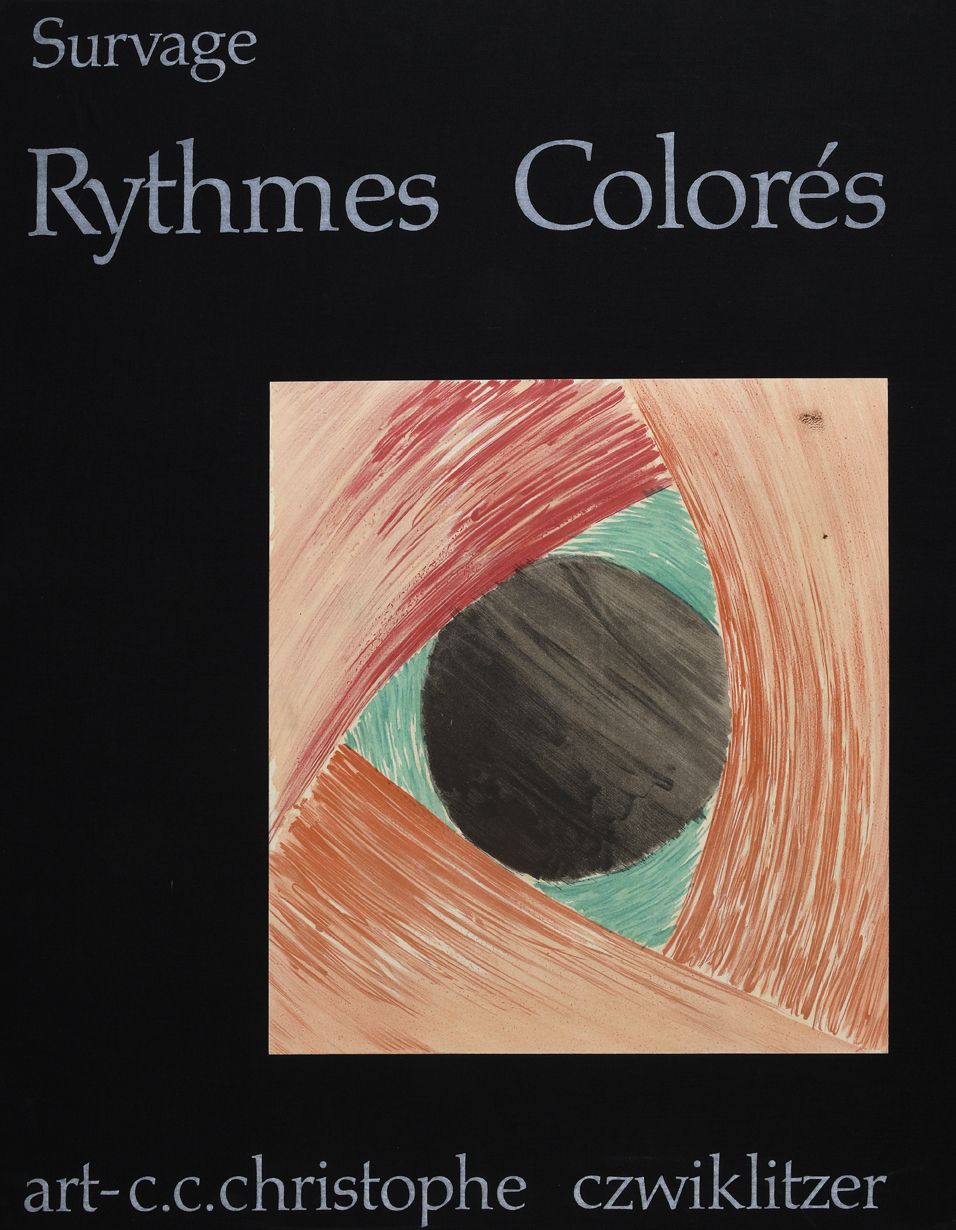 SURVAGE (Léopold) Les Rythmes Colorés.
Jean Cassou的序言。
胶合板专辑(70x59cm)，黑色布盒，有出版商的&hellip;