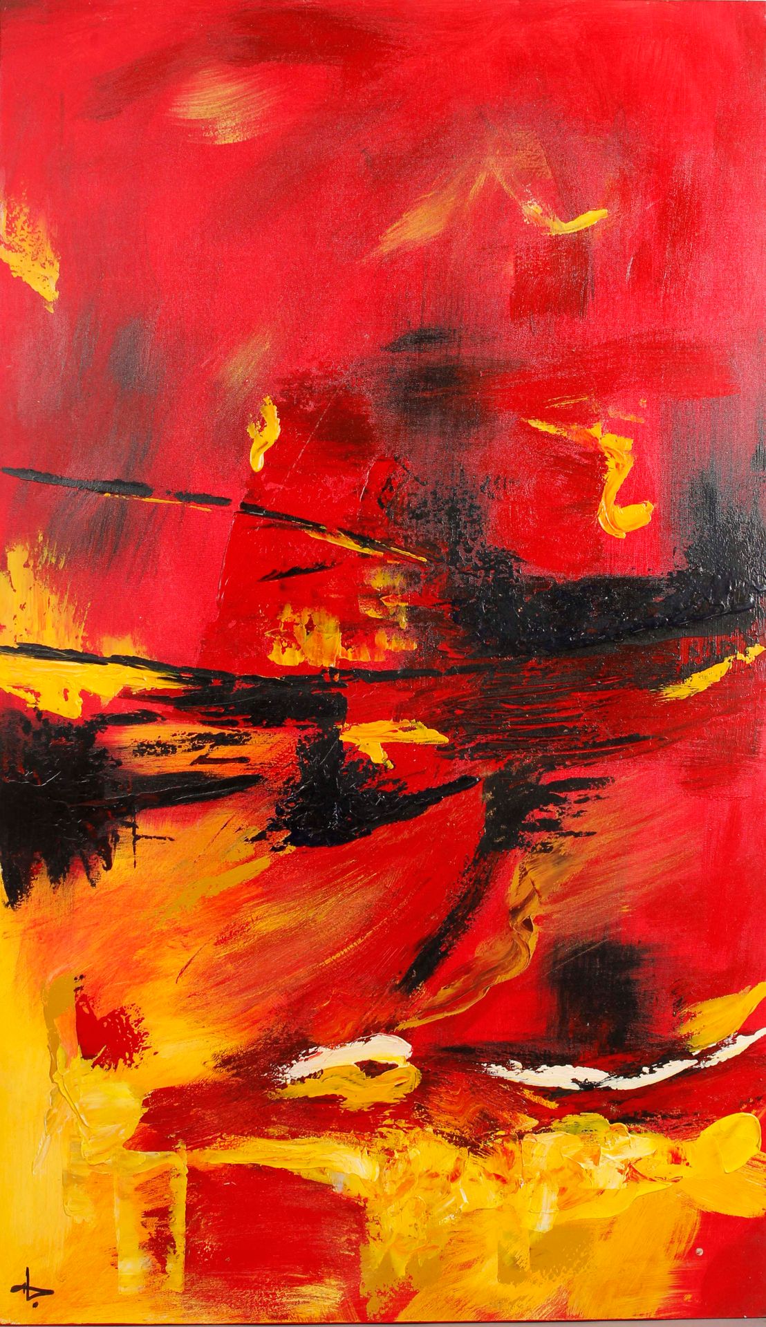 Null ESCUELA MODERNA Siglo XX
Composición abstracta sobre fondo rojo
Óleo sobre &hellip;