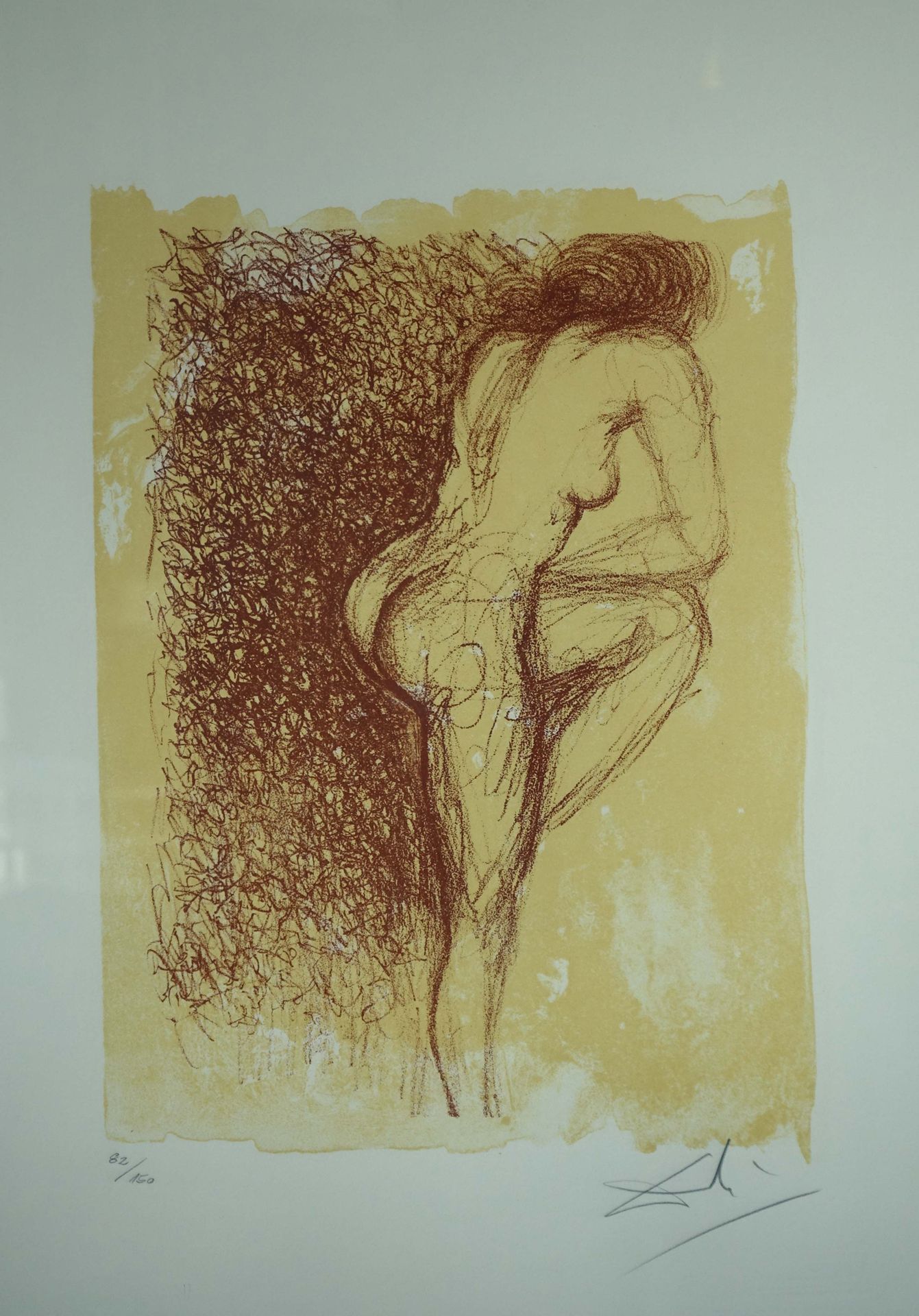 Null Salvador DALI (1904-1989)
Femme nue de dos
Lithographie à la manière de la &hellip;