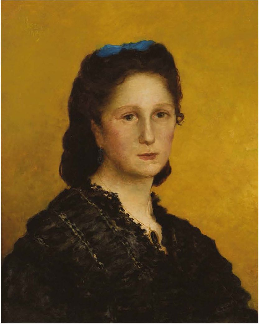 Jules BASTIEN-LEPAGE (1848-1884) 一个男人和一个女人的肖像
两幅布面油画，左上方有签名，日期为71。
61 x 50厘米
(一幅&hellip;