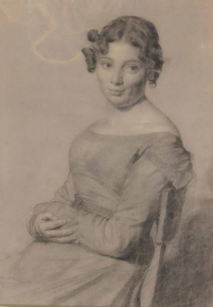Marie-Guilhelmine BENOIST (1768-1826) Portrait de jeune femme assise
Dessin au c&hellip;