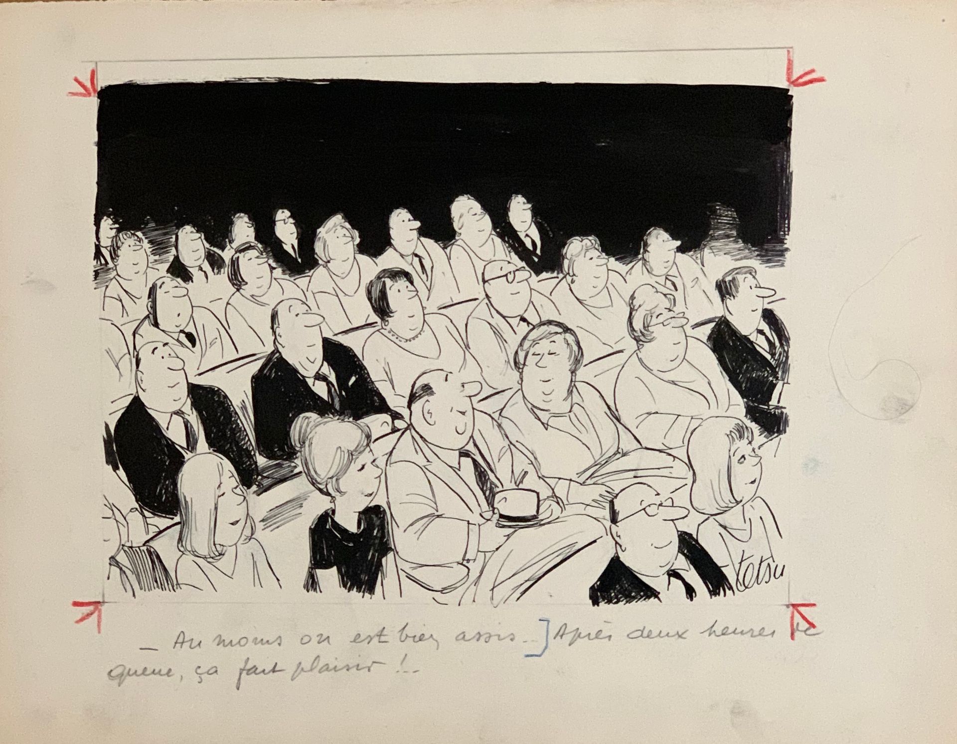 Null TETSU, Roger TESTU (1913-2008)

"At least we are well seated !"....

Ink an&hellip;