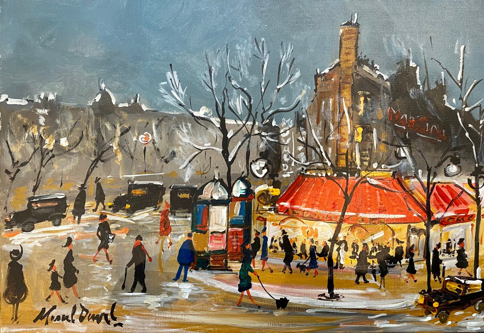 Null Marcel DUVAL (French, 1890-1985)

The café in Paris

Oil on canvas signed l&hellip;