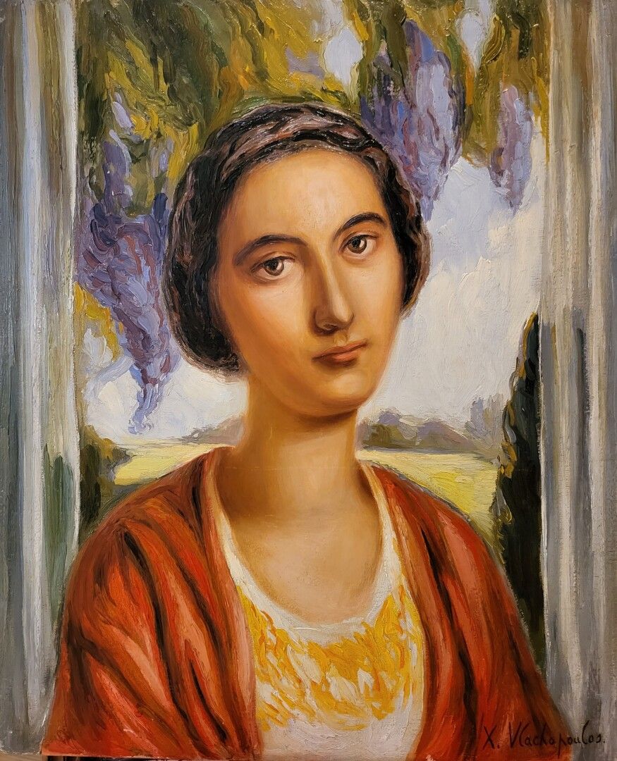Null 色诺芬-弗拉乔普洛斯(1902-1993)

年轻的希腊女孩

右下角有签名的板上油画

61 x 51 厘米
