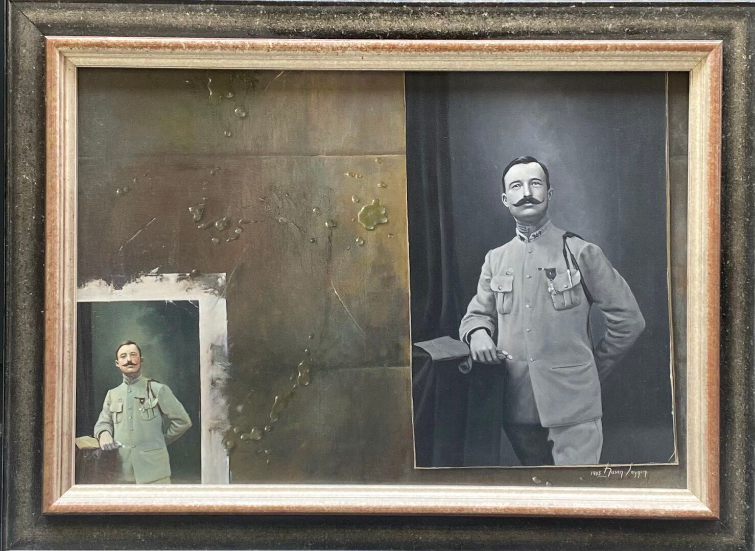 Null 哈桑-赛金（1958年）

伟大的父亲--1914年

布面油画

右下方有签名和日期1985

背面有标题

39 x 56 厘米