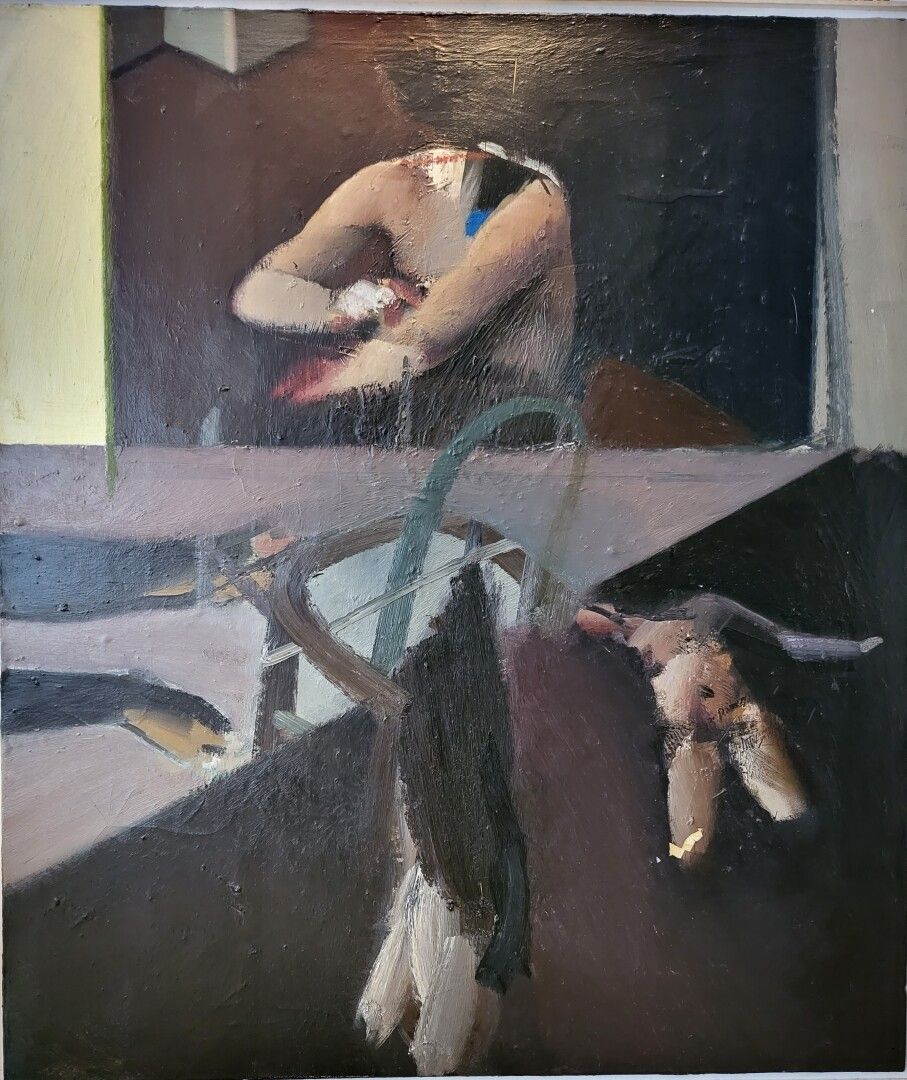 Null Ivan KUSTURA (1951)

Scena di interno con sedia, 1987

Olio su tela, monogr&hellip;