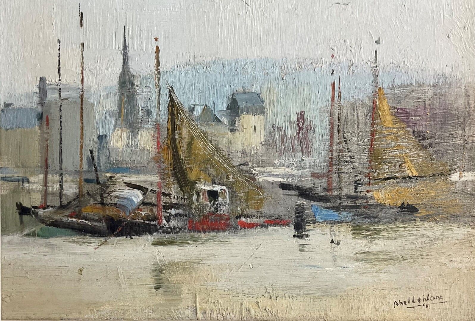 Null Abel LEBLANC (1919)

Honfleur 

Oil on canvas 

Signed lower right 

38 x 5&hellip;
