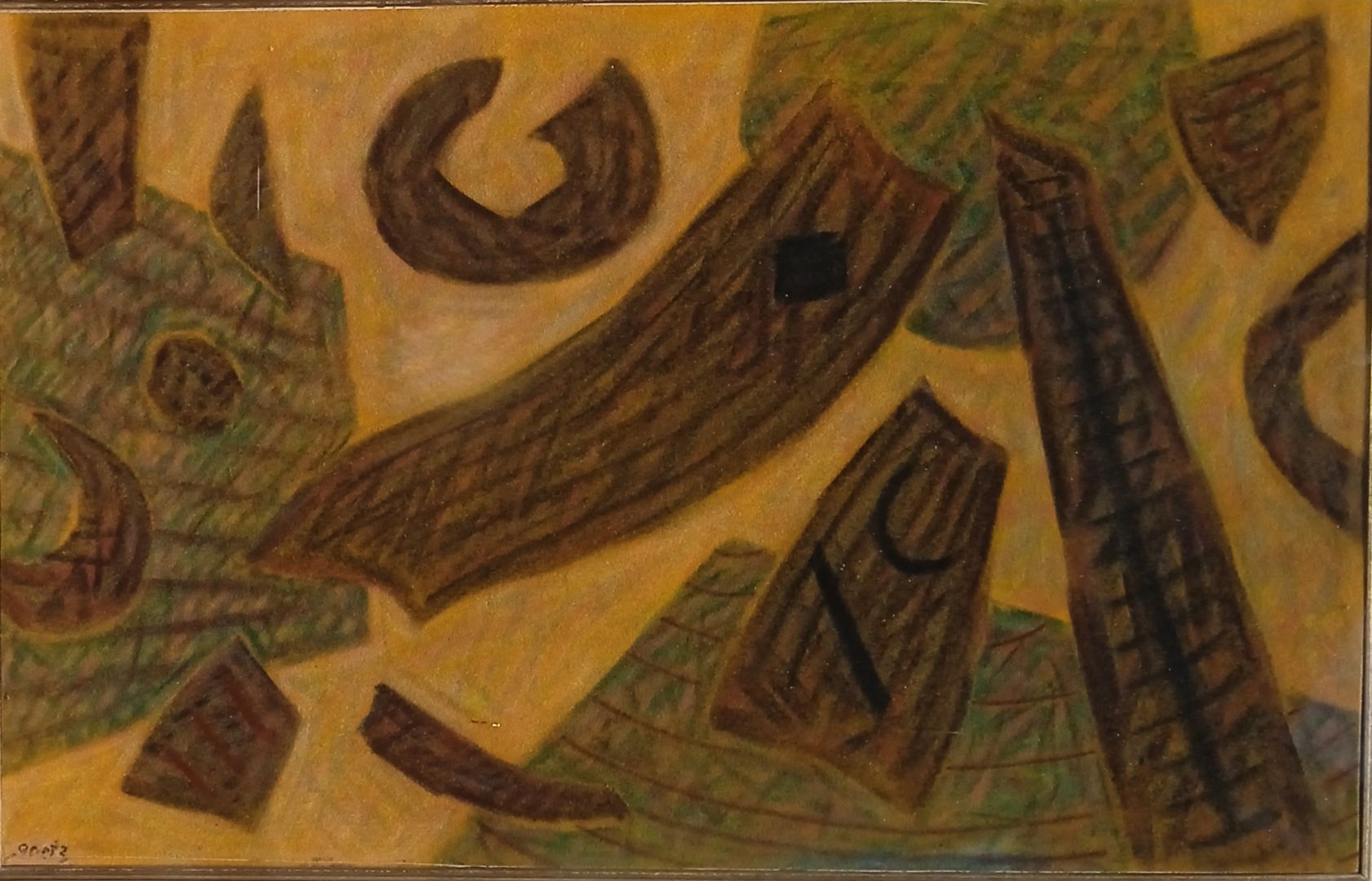 Null Henri GOETZ (1909-1989)

摘要构成

纸上粉笔画

右下方有签名

45 x 70厘米