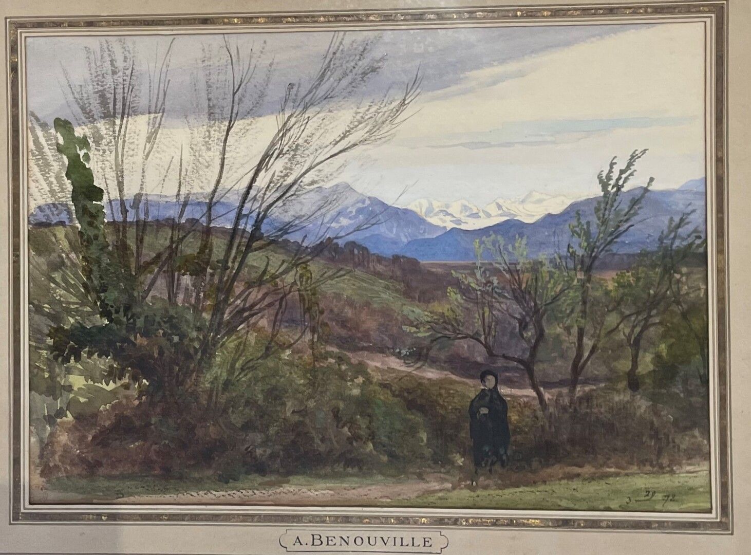 Null Achille BENOUVILLE (1815-1891)

Paysage animé sur fond de Chaîne pyrénéenne&hellip;
