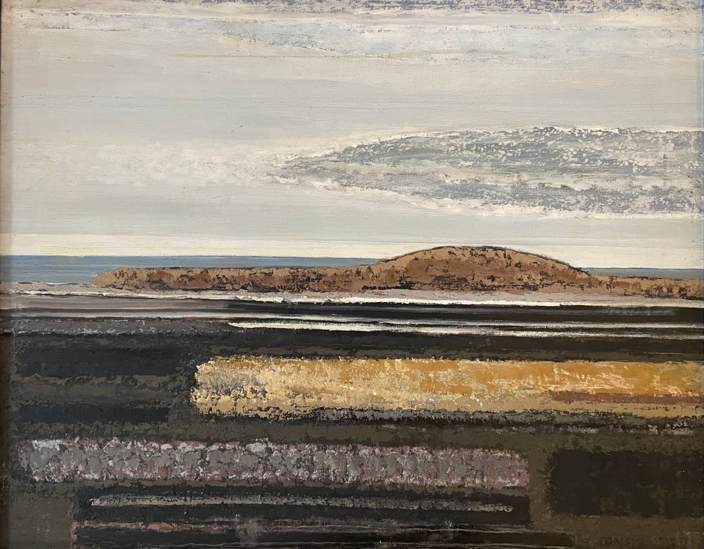 Null 克里斯蒂安-康斯坦特(1926-2015)
海洋 - 1975
布面混合媒体
右下方有签名和日期75
65.5 x 83 cm