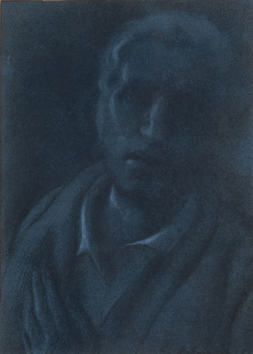Roger DE LA FRESNAYE (1885-1925) Dernier autoportrait, 1925
Fusain rehaussé à la&hellip;