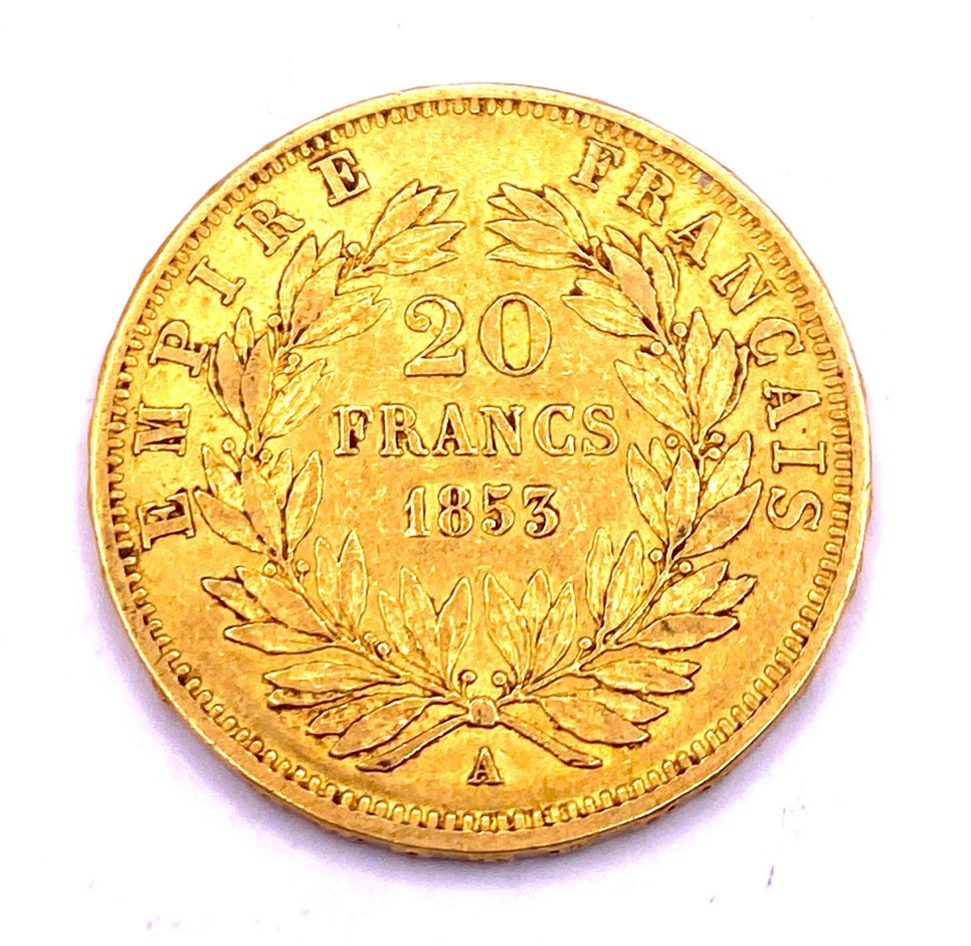 Null Francia - Moneta da 20 franchi dell'Impero Francese con profilo dell'Impera&hellip;