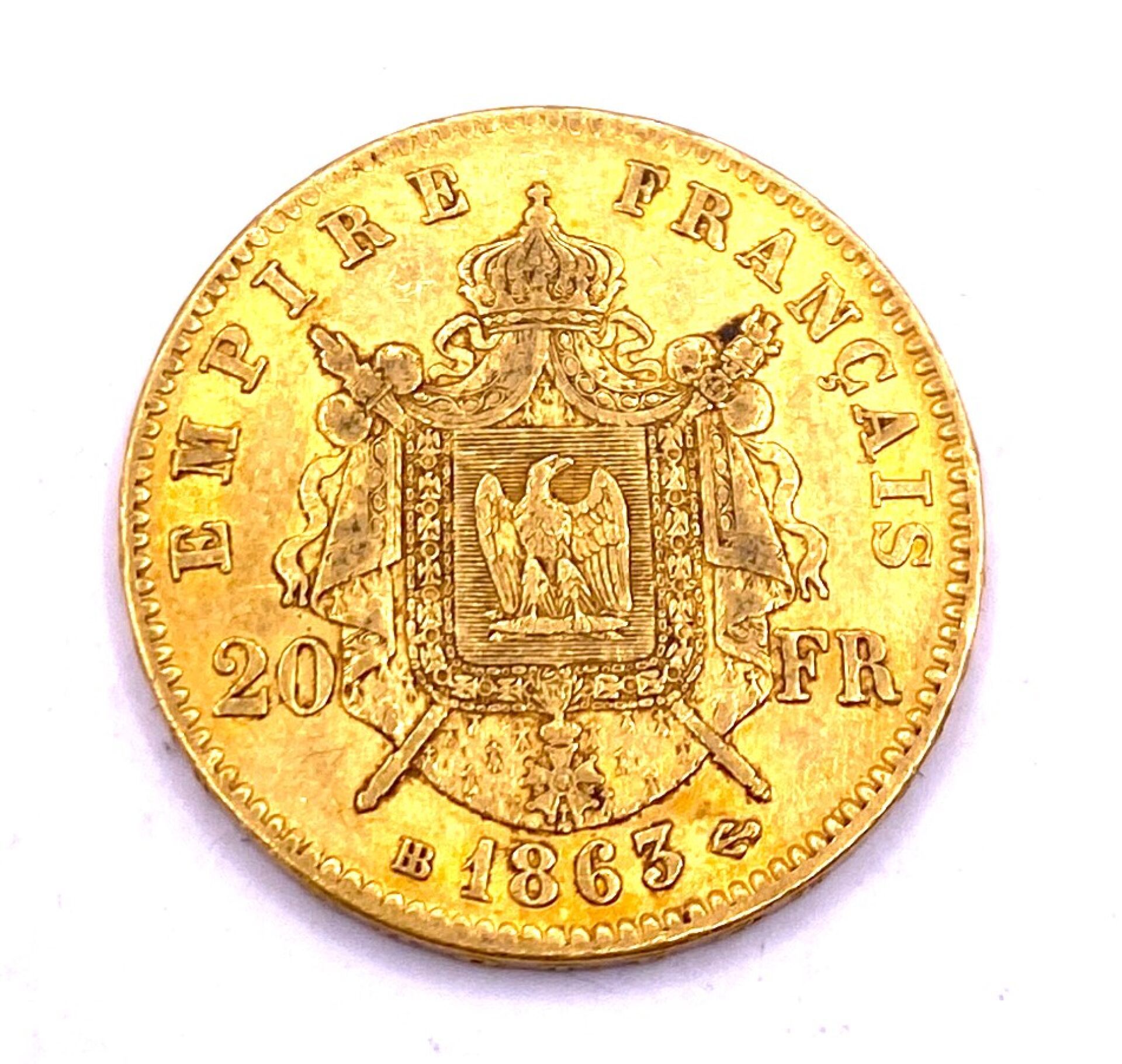 Null France - Pièce de 20 francs empire français au profil de l'empereur Napoleo&hellip;
