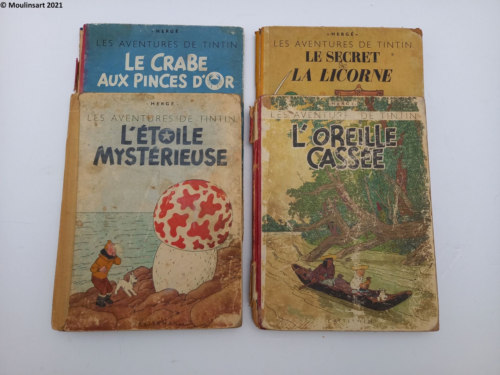 HERGÉ HERGE

Set of four Tintin albums



The broken ear, A20 DR ; The secret of&hellip;